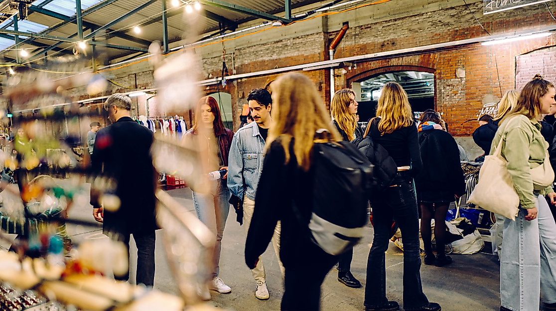 Nachtflohmarkt in der Gleishalle