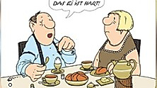 Das Ei ist hart
