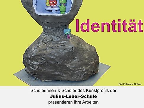 Plakat zur Kunstausstellung der Julius-Leber-Schule in der Adventskirche Hamburg-Schnelsen