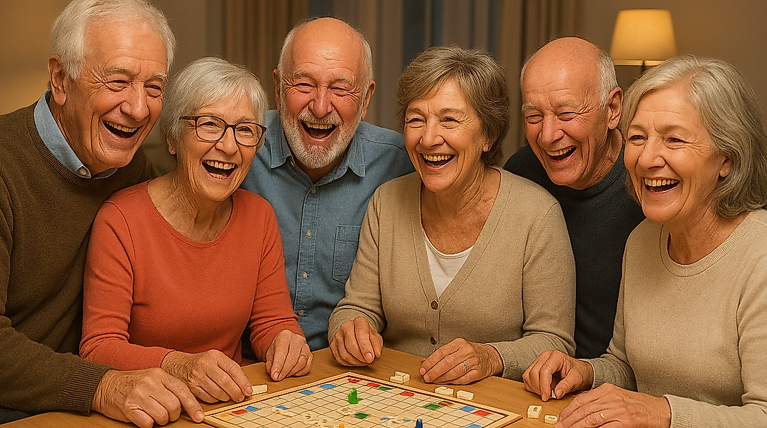 Senioren beim Spielen