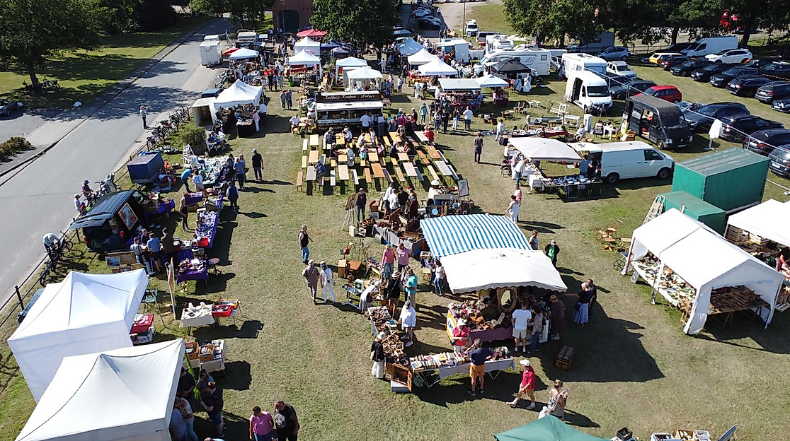 Luftbild aus dem Sommer