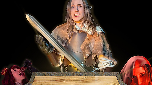 "THE QUEST: DnD-inspirierte, interaktive Impro-Show" (1.)