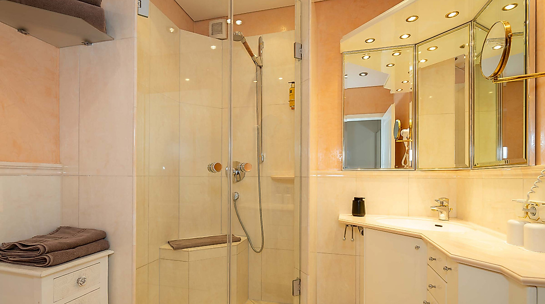 Hotel Rosengarten Hamburg: Bad Apartment
