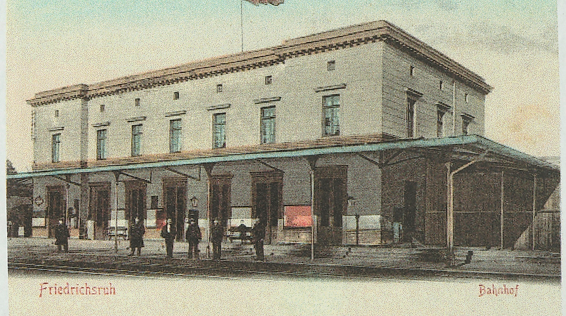 Bahnhof Friedrichsruh, undatierte Postkarte