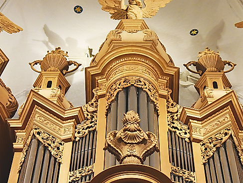 Oberwerk große Orgel in St. Katharinen