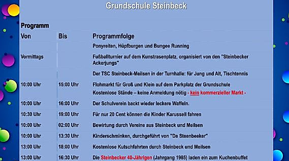 Steinbecker Dorffest Veranstaltungsübersicht 2025-05-24_final