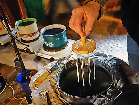 Kurs: Lichtestippen (Kerzen selbst herstellen)