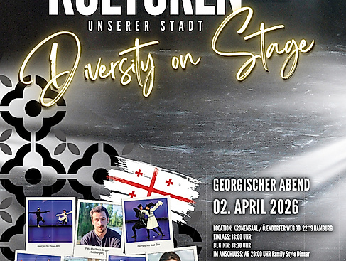 Kulturen unserer Stadt - Diverstiy on Stage - Georgischer Abend