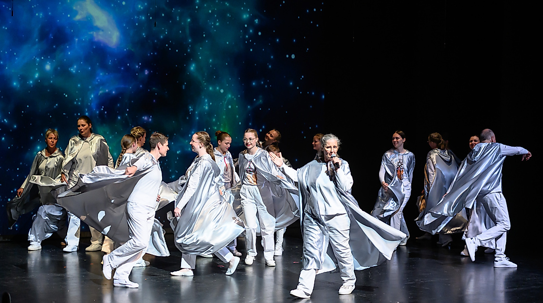 De Jungen Lüüd ut Löwenstedt sind wieder mit ihrem Musical dabei.