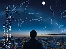 Sternenhimmel über Hamburg live