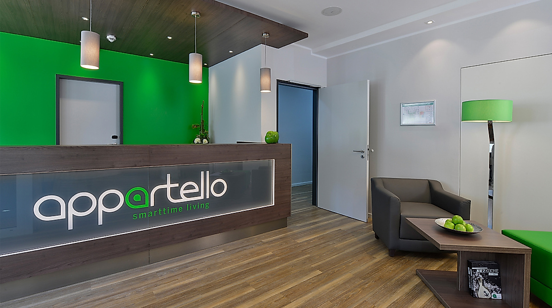 Hotel appartello - smarttime living Hamburg: Rezeption