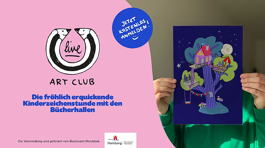 Zeichenstunde mit dem Live Art Club: Baumhaus