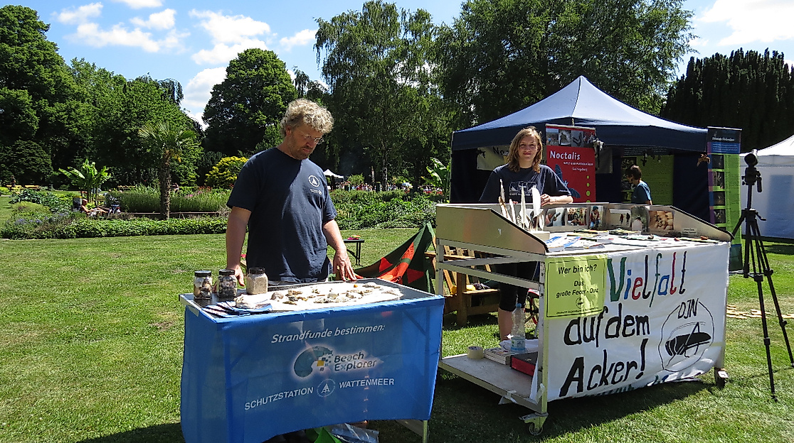 Infostand Schutzstation Wattenmeer