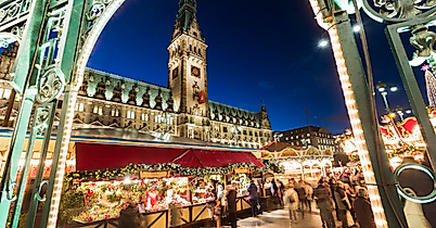 Weihnachtsmarkt Rathausmarkt Hamburg