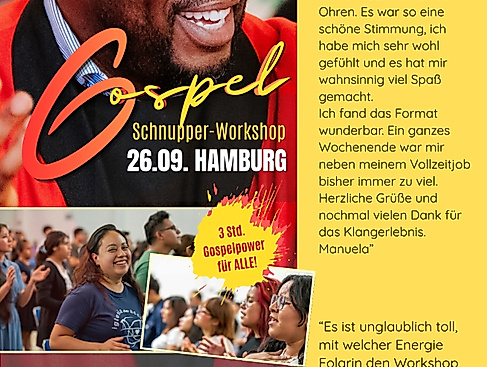 Gospel Schnupper Workshop Hamburg