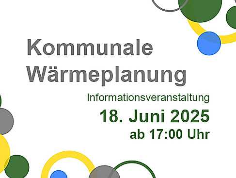 Informationsveranstaltung Kommunale Wärmeplanung