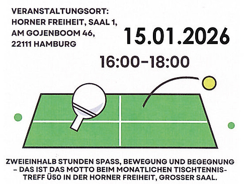 Spaß am Tischtennis Ü50!