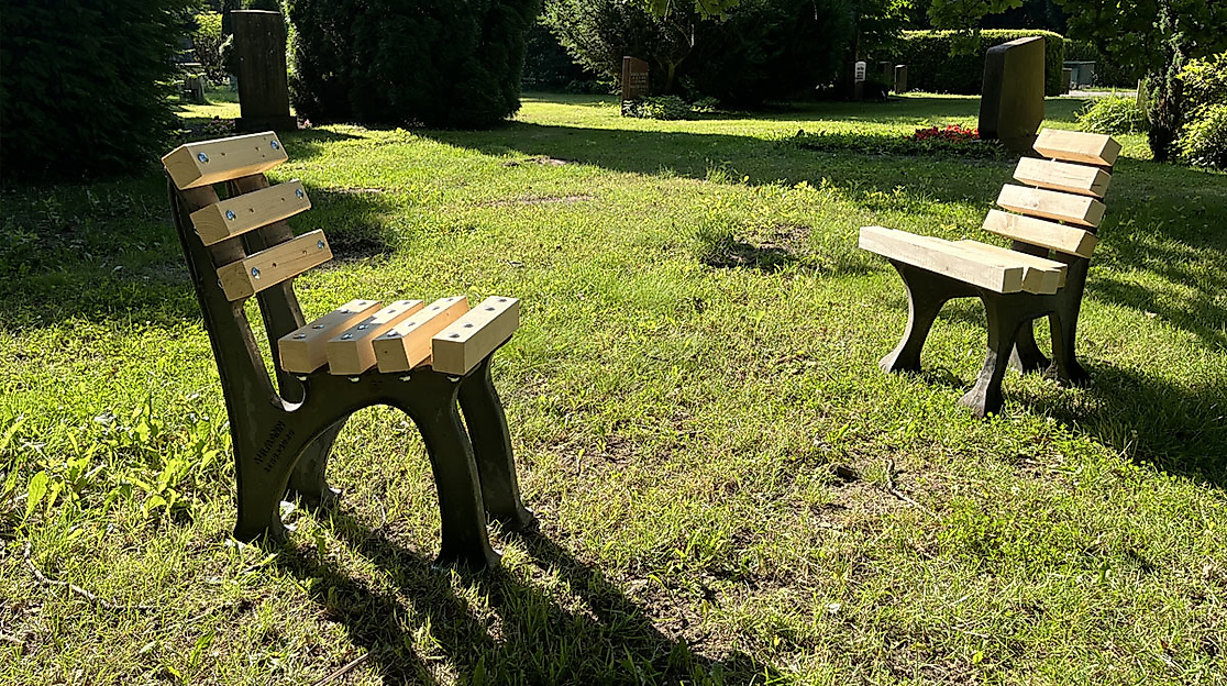 Einladung zum Bänke-Bauen und Mitmachen auf dem Parkfriedhof Ohlsdorf