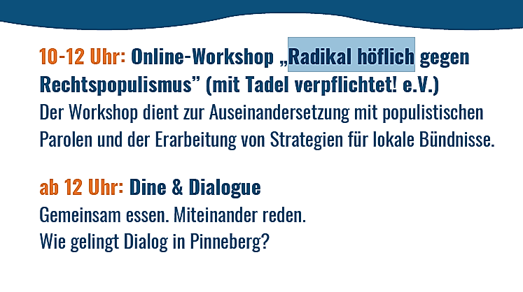 Radikal höflich gegen Rechtspopulismus