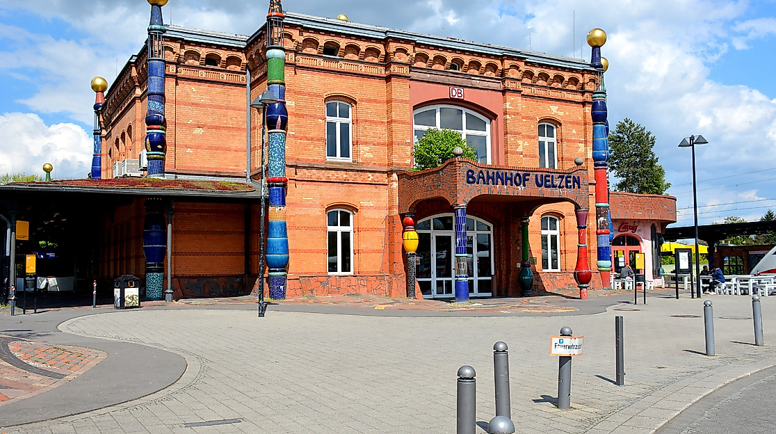 Bahnhof in der Hansestadt Uelzen