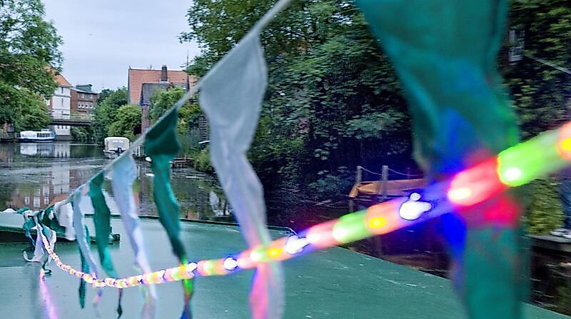 Lichterfahrt auf der Medem