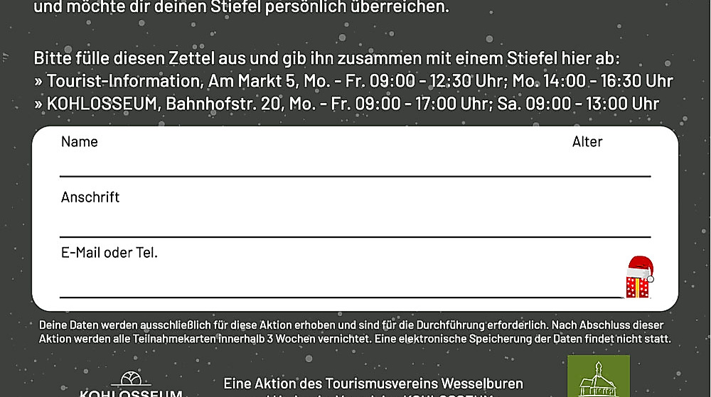 Der Nikolaus kommt nach Wesselburen!