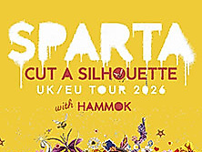 Sparta - Cut A Silhouette Tour 2026 - Support: Hammok