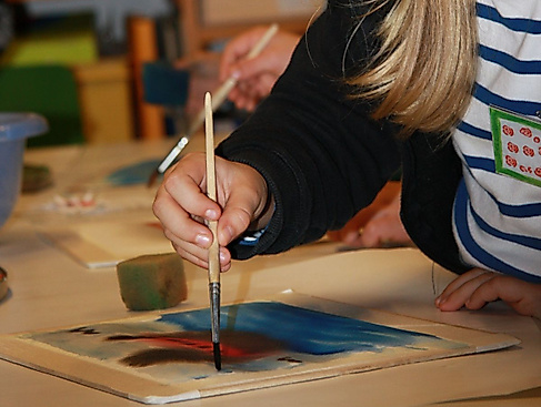 Malende Kinder im Ostpreußischen Landesmuseum