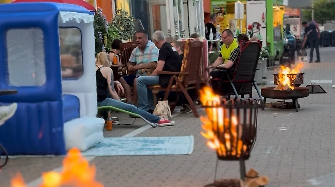 Stilbruch Festival auf dem Parkplatz in bei Stilbruch in Wandsbek