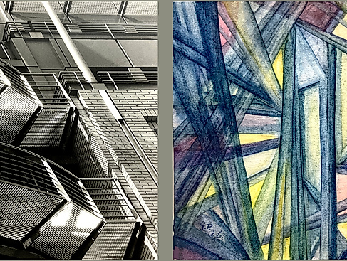 Farbe begegnet Schwarzweiss