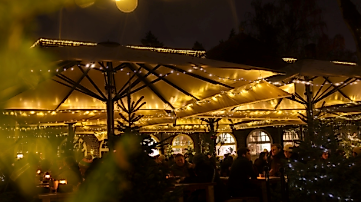 Winterliche Veranstaltung im Stadtpark