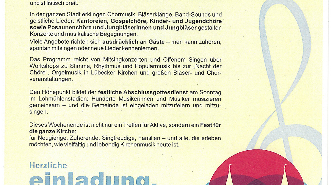 Plakat Kirchenmusikfest 2026
