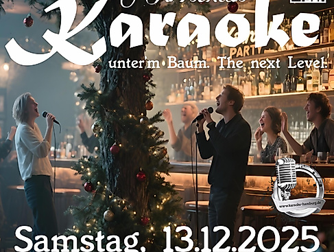 Flyer Karaoke under the tree
