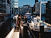 Theaterschiff Außen am Abend