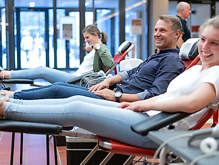 Blutspenden im Klimahaus