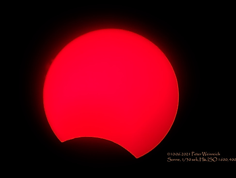 Die partielle Sonnenfinsternis vom 10.06.21