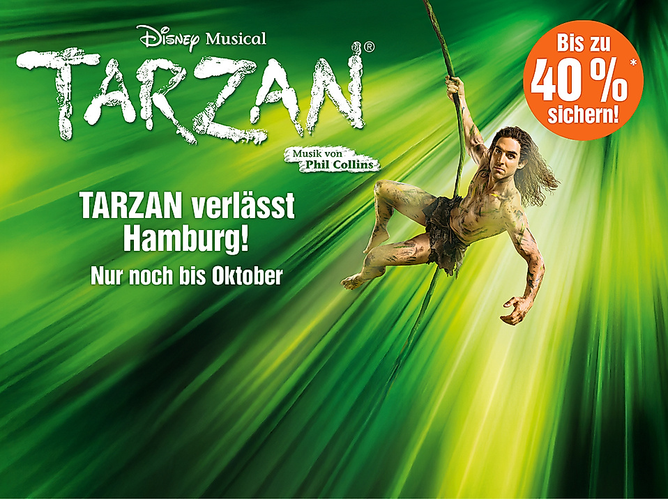 Tarzan Bye Bye Aktion 40 %