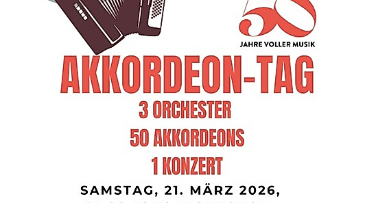 Plakat Akkordeon-Tag