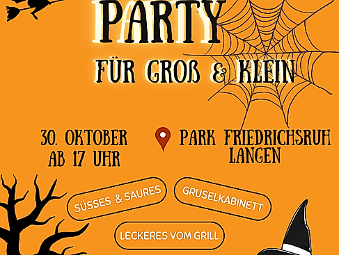 Plakat Halloween-Party 30. Oktober