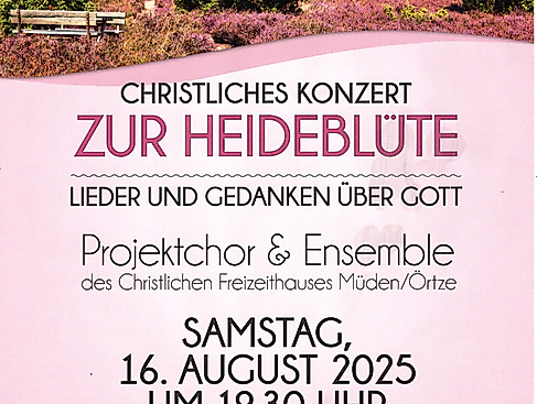 Christliches Konzert zur Heideblüte
