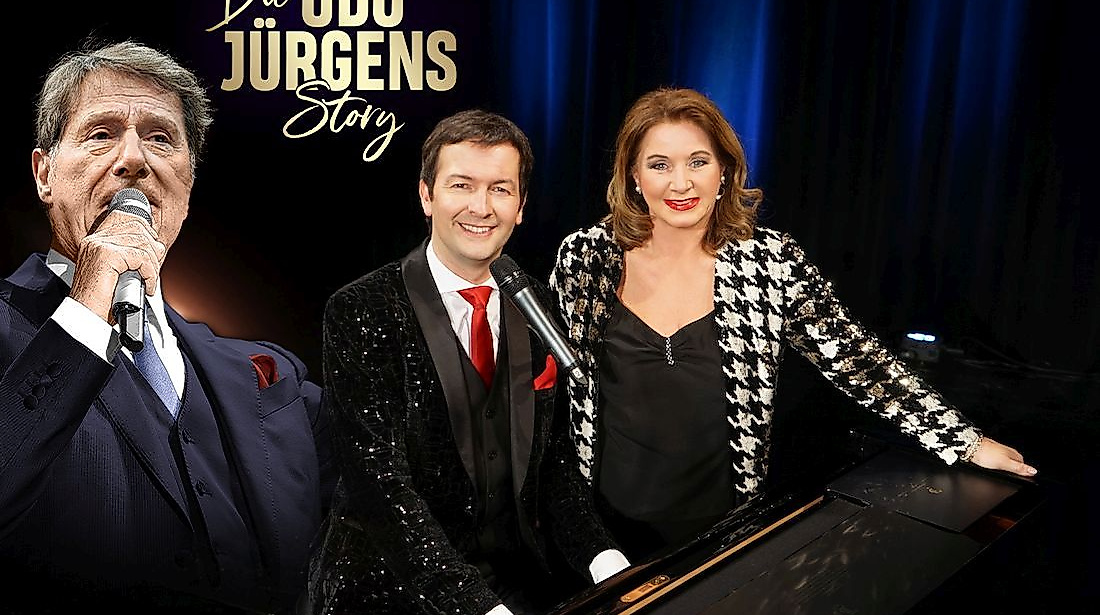 26-03-12 Die Udo Jürgens Story mit Gabriela Benesch & Alex Parker  Erich Furrer_mit_Udo-Jürgens-Foto