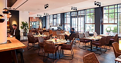 Elegantes Restaurantambiente