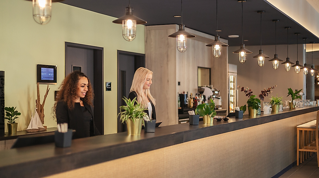 Hotel the niu Yen Hamburg: Rezeption