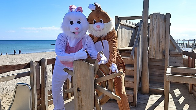 Osterhasen-Autogramm-Stunde