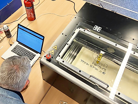 Offene Werkstatt 3-D Druck und Lasercutting