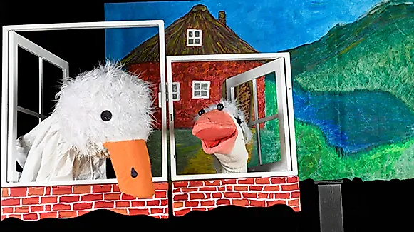 Figurentheater: Gans im Glück