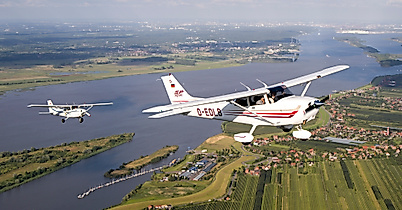 Rundflug über Hamburg