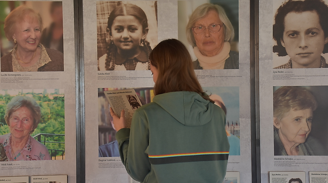 Blick in die Ausstellung in der Gedenkstätte Poppenbüttel