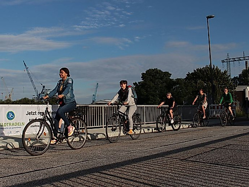 Anradeln fürs STADTRADELN Hamburg