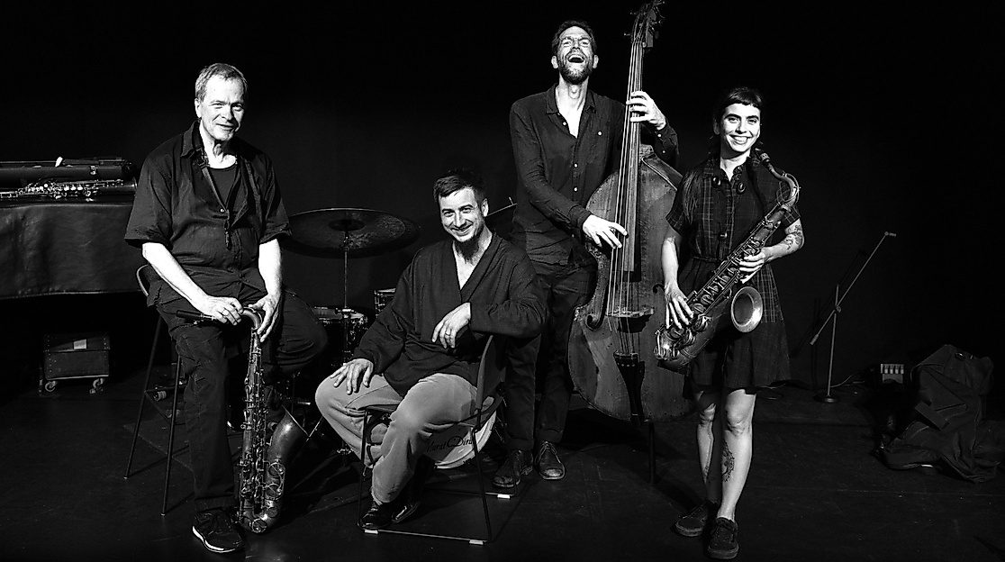 Musiker auf der Bühne